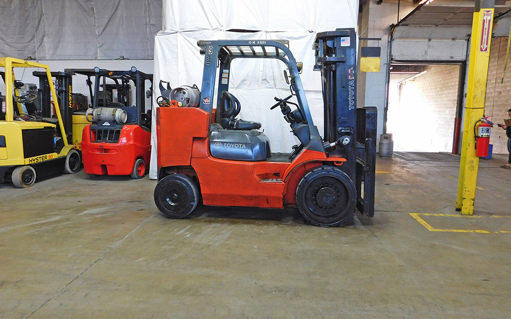 2012 Toyota 7FGCU55-BCS Forklift on Sale in Arizona